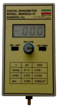 Digital Manometer MN8503-30
دستگاه مانومتر ديجيتال